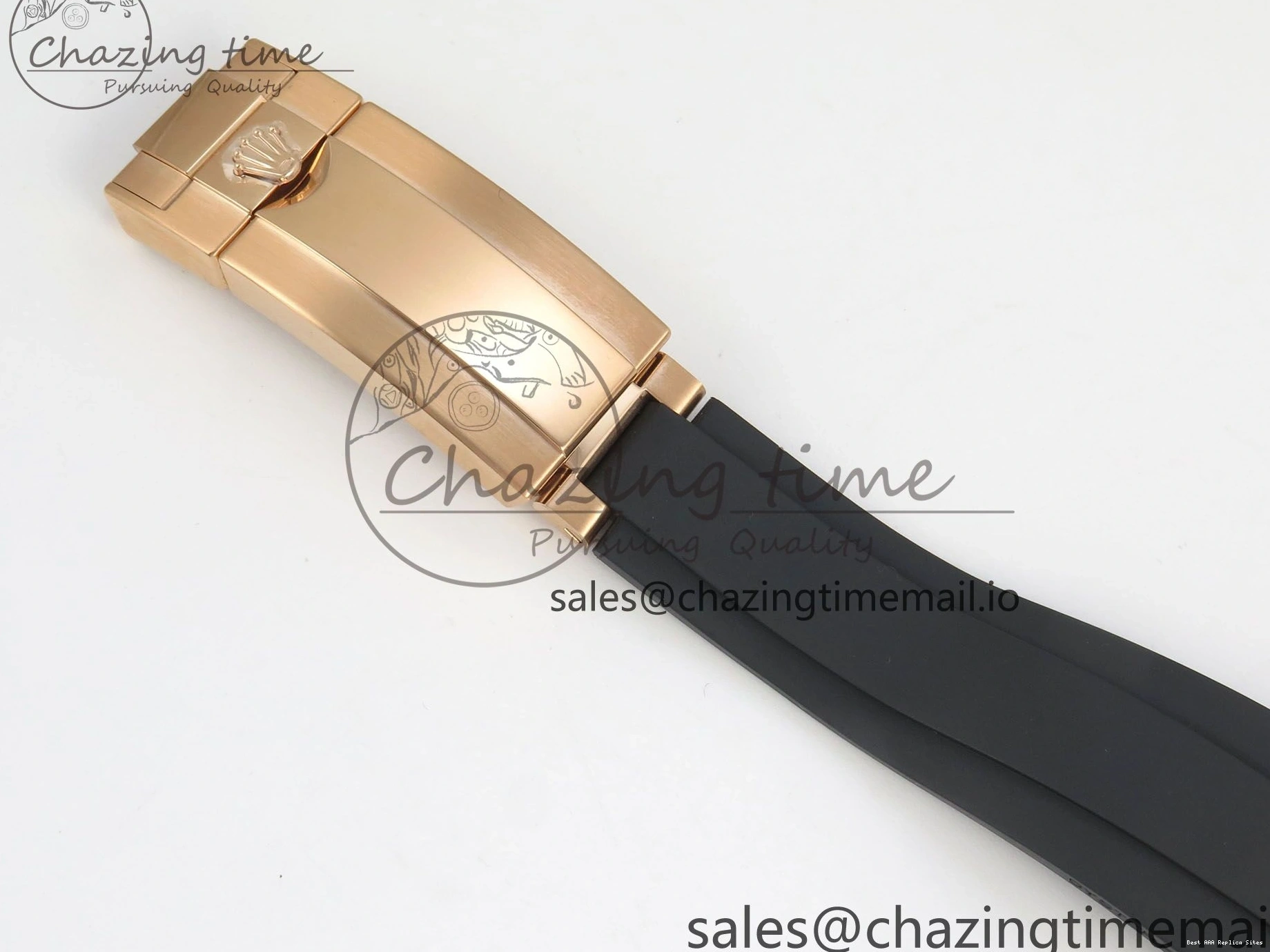 AAA Replica Watches 126515 Best VSF Black 114 (Weighted) 1:1 V2 Dial Oysterflex RG EasyCare Strap on Daytona Edition VS4131 0113